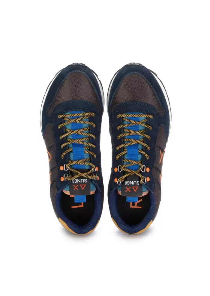 SUN68 | SNEAKERS TOM GOES CAMPING MARRONE MULTICOLORE