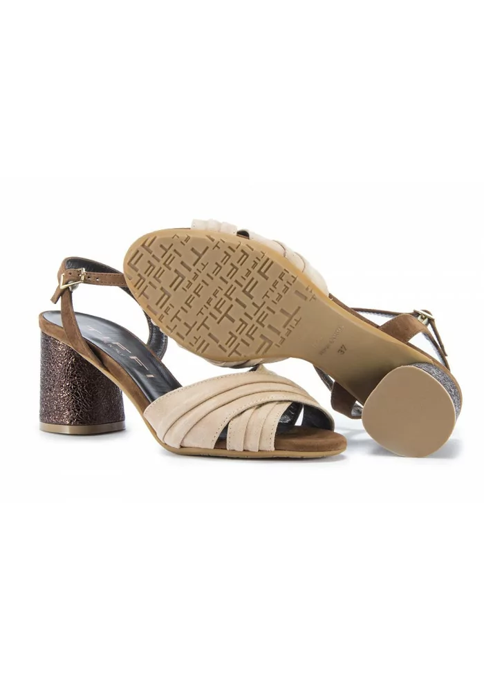 TIFFI | SANDALI TACCO BEIGE