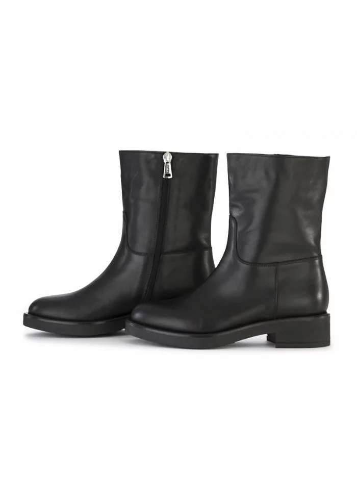 TIFFI | TRONCHETTO PELLE A GAMBALE LARGO NERO