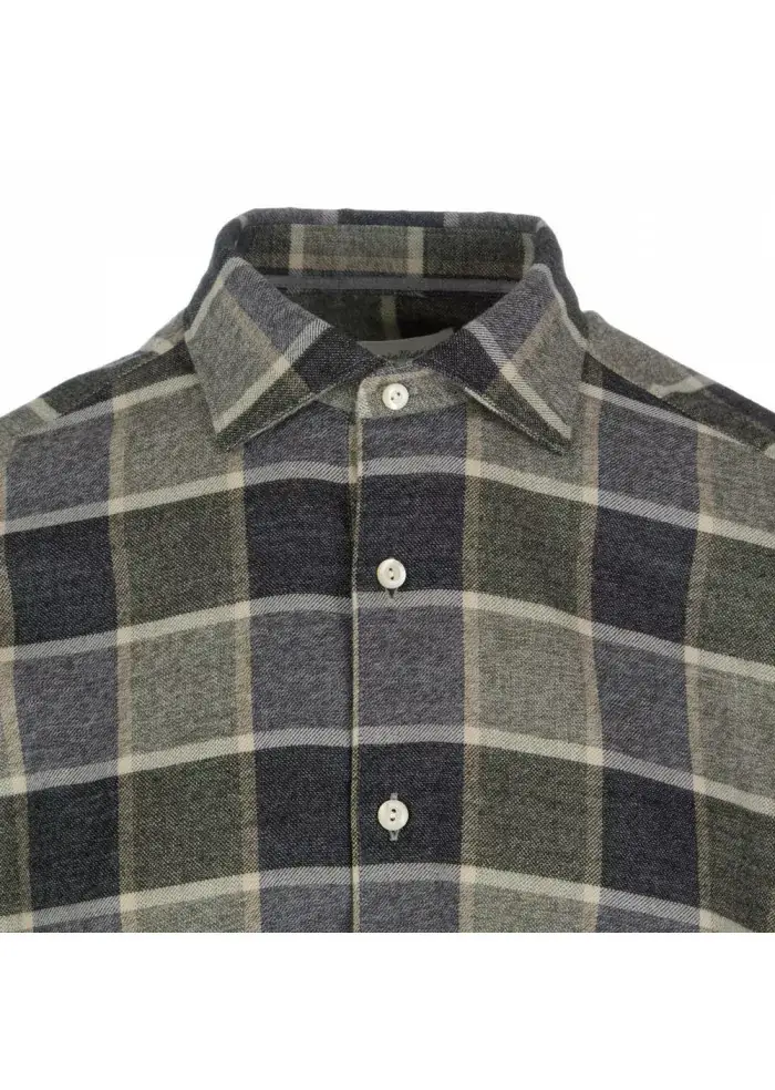 TINTORIA MATTEI 954 | CAMICIA COTONE GRIGIO