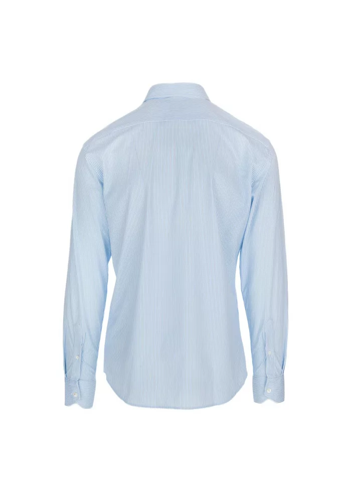 TRAIANO | CAMICIA A RIGHE AZZURRO BIANCO
