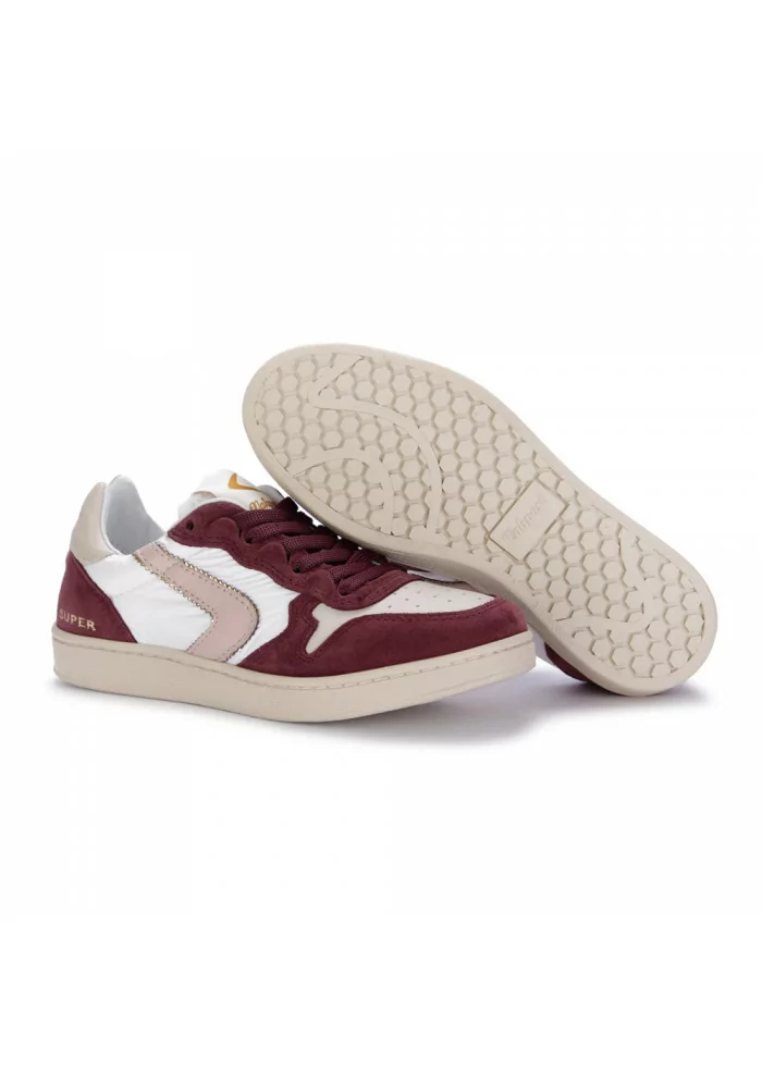 VALSPORT 1920 | SNEAKERS DONNA SUPER MIX COLOR BIANCO BORDEAUX