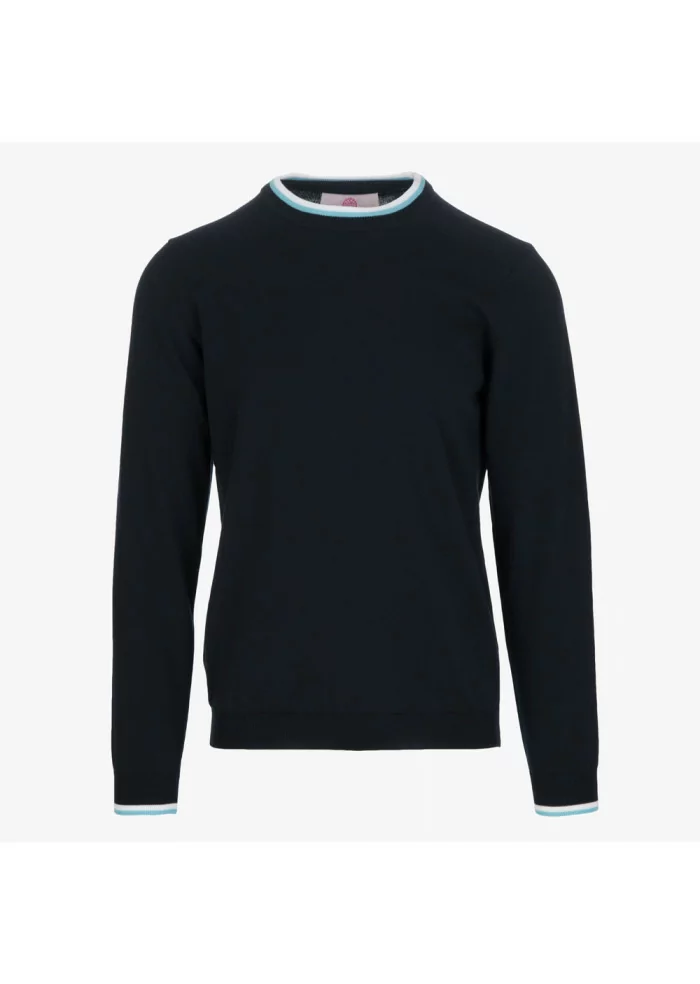 WOOL & CO | MAGLIONCINO COTONE BLU