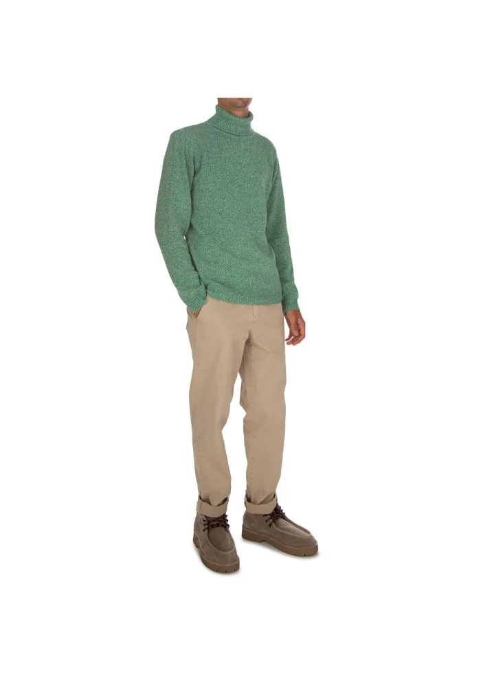 WOOL & CO | MAGLIONE DOLCEVITA VERDE