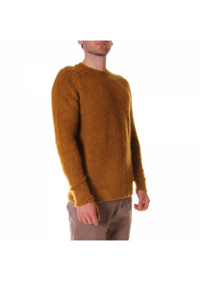 WOOL & CO | MAGLIONE GIROCOLLO GIALLO