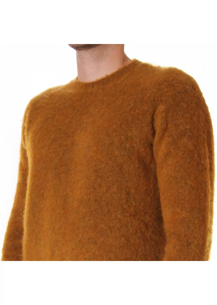 WOOL & CO | MAGLIONE GIROCOLLO GIALLO