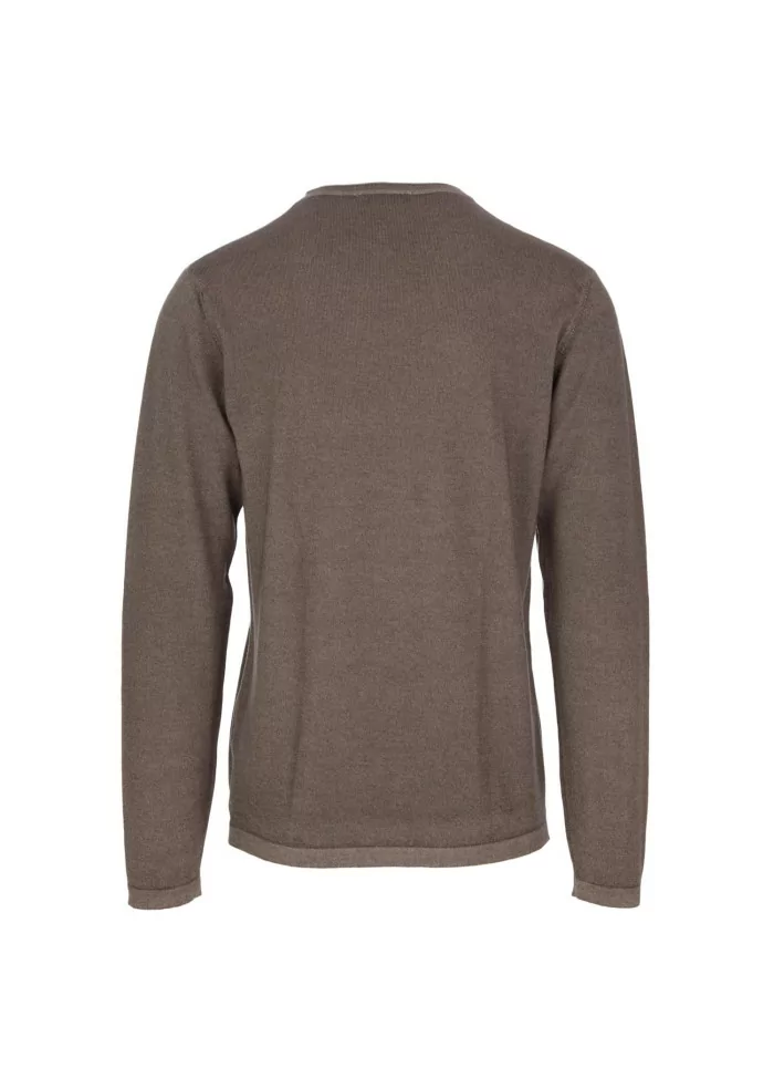 WOOL & CO | MAGLIONE LANA MERINO MARRONE