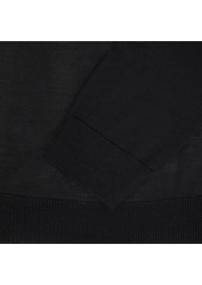 WOOL & CO | MAGLIONE LANA MERINO NERO
