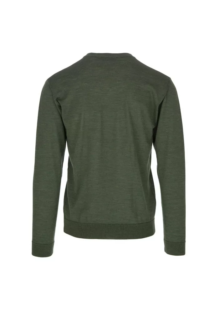 WOOL & CO | MAGLIONE SCOLLO V VERDE