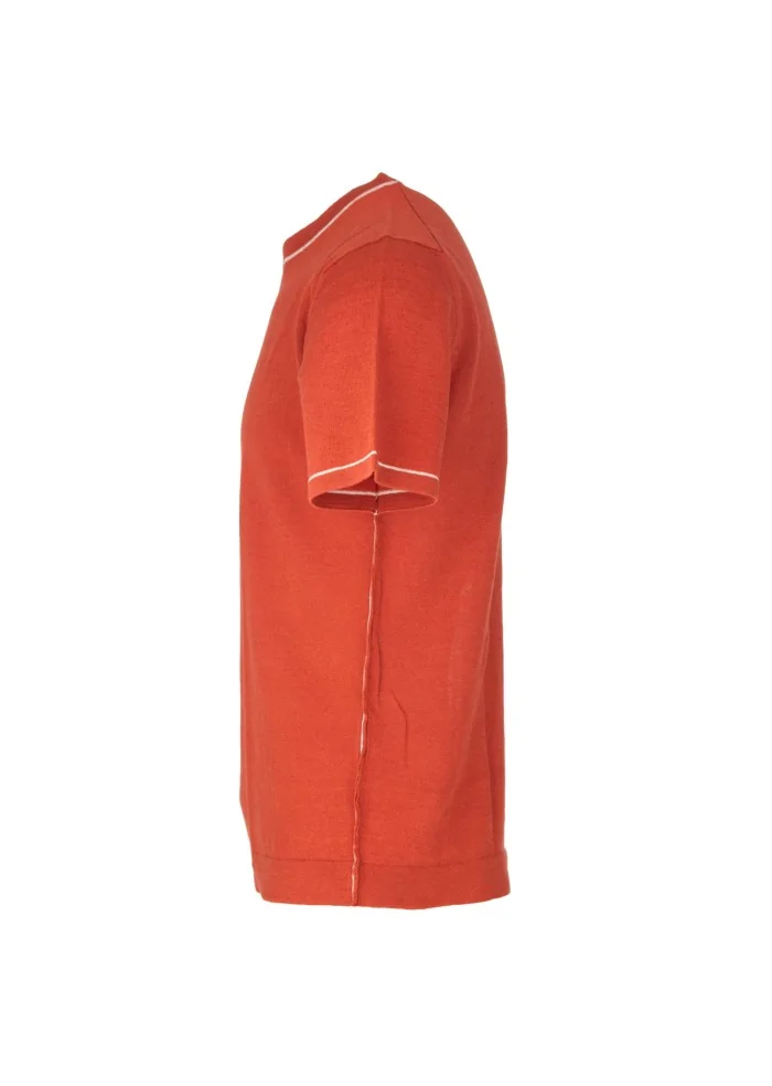 WOOL & CO | T-SHIRT GIROCOLLO ARANCIONE
