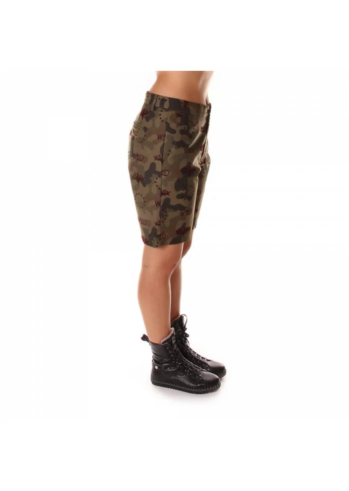 WRAD | SHORTS MILITARE CAMU VERDE