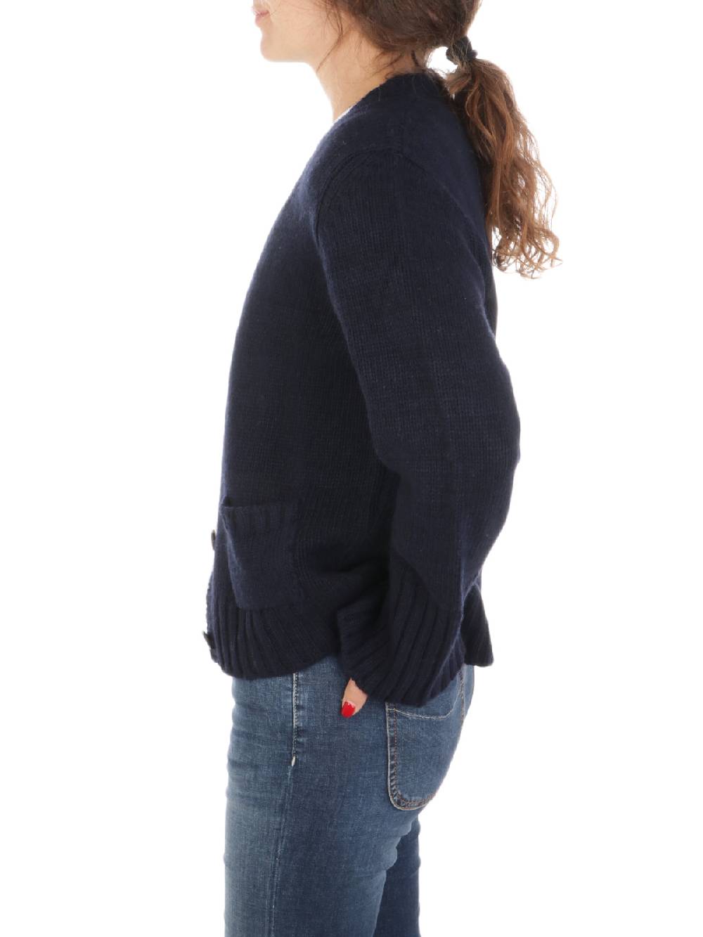 19.61 MILANO Cardigan Donna In Lana E Cashmere