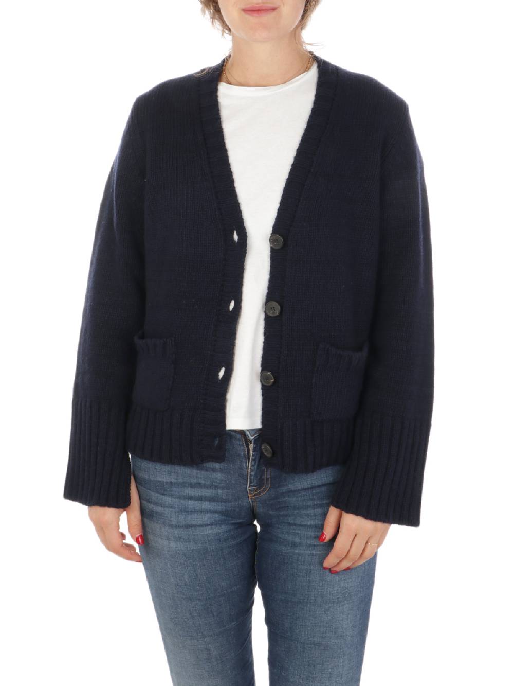 19.61 MILANO Cardigan Donna In Lana E Cashmere