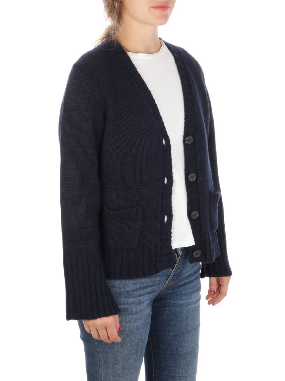 19.61 MILANO Cardigan Donna in Lana e Cashmere
