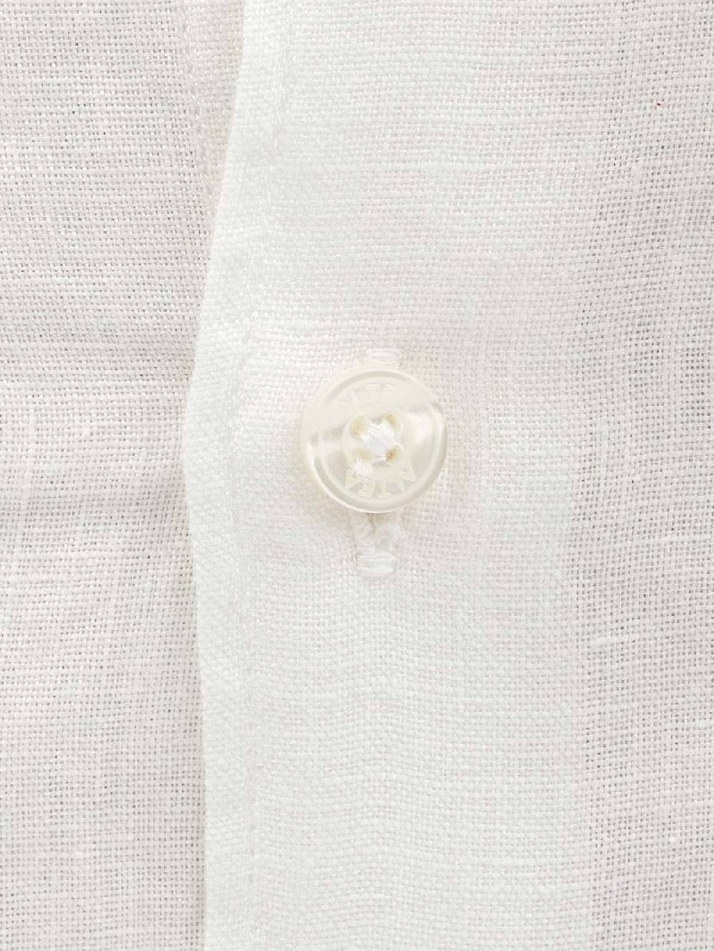 ALTEA Camicia Uomo Coreana In Lino Tinto In Capo