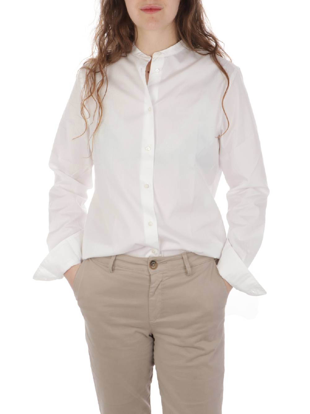 ASPESI Camicia Donna Coreana In Cotone