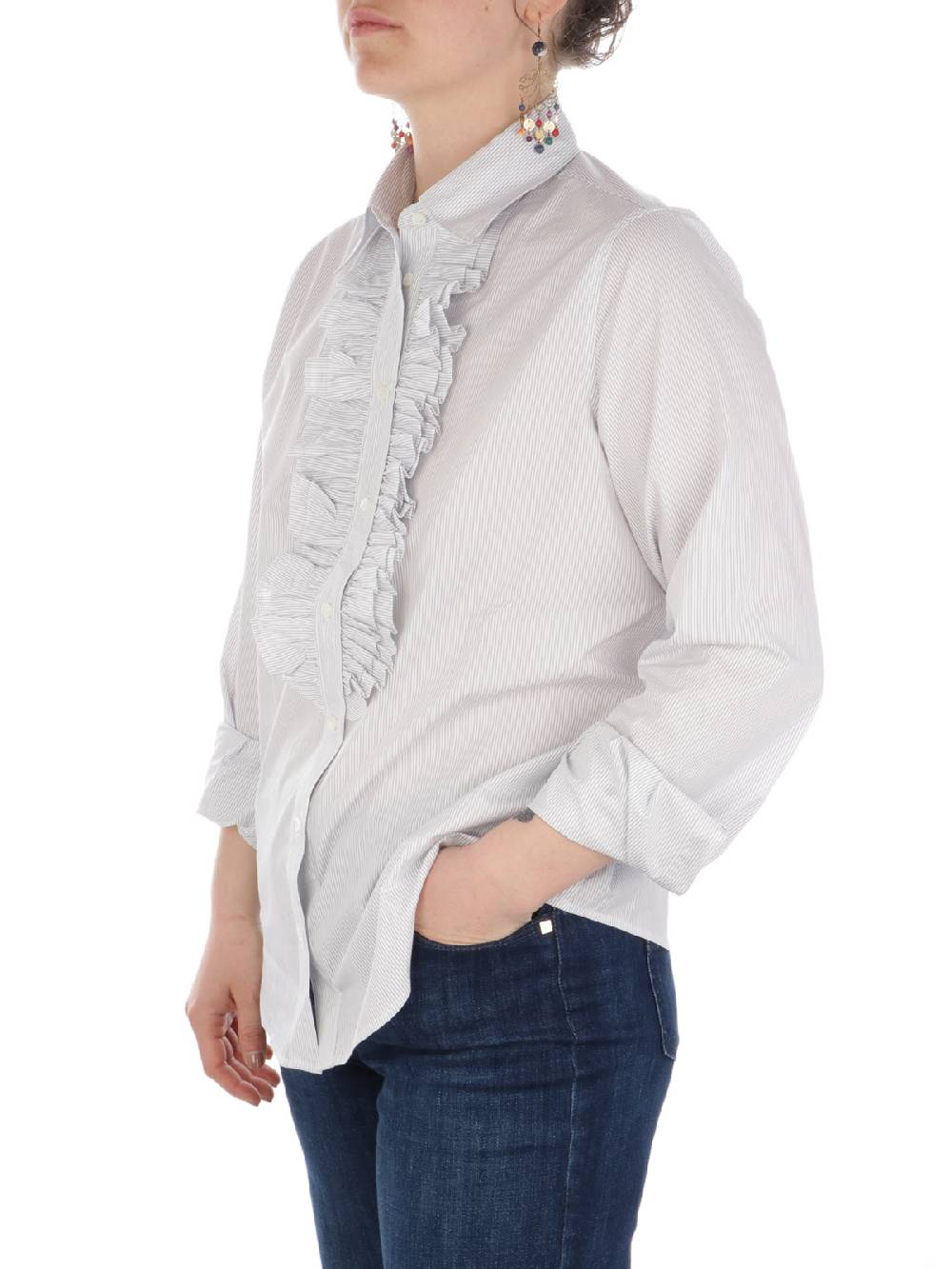 ASPESI Camicia Donna H702 a Righe