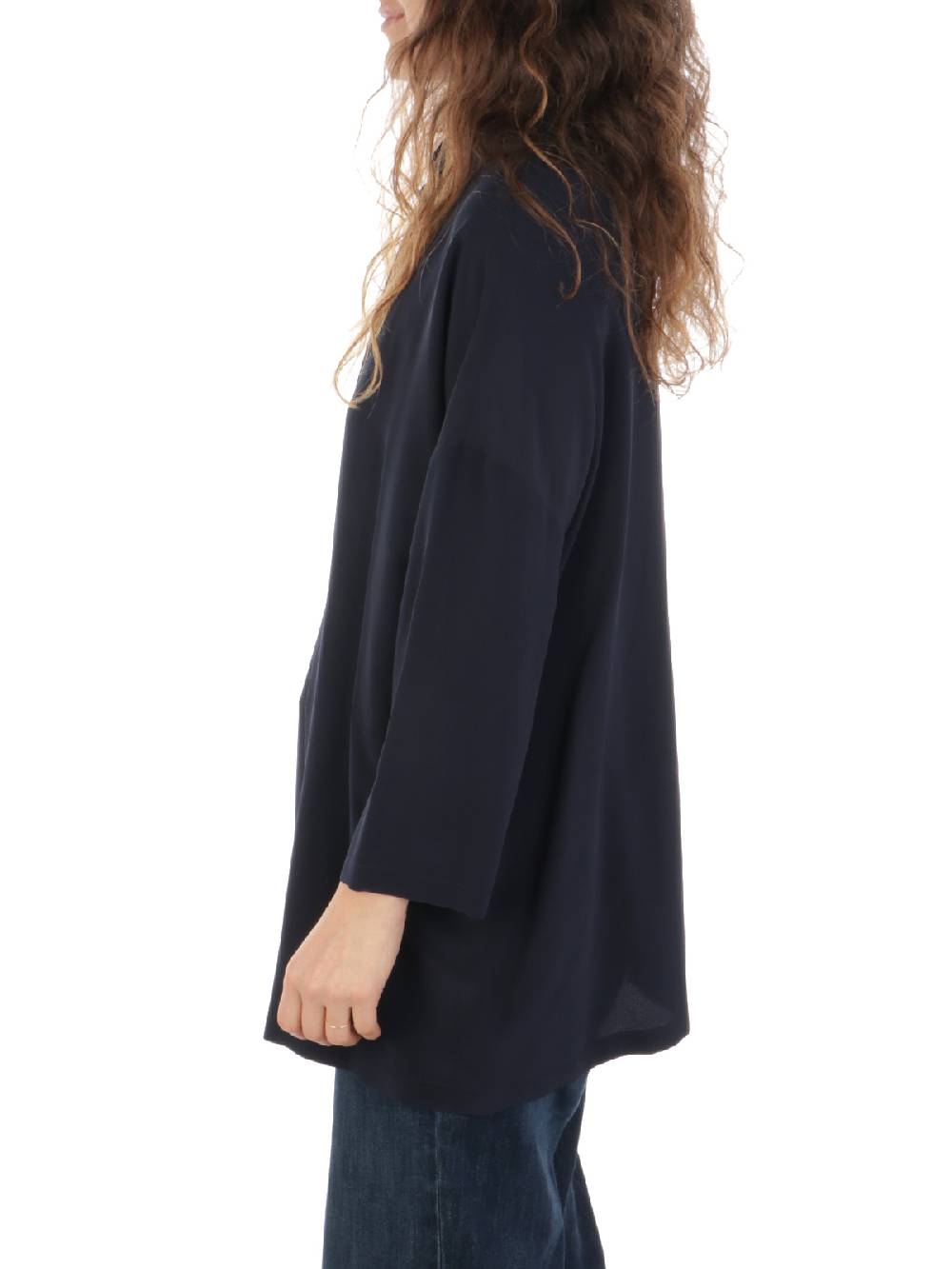 ASPESI Camicia Donna in Seta con Cravatta