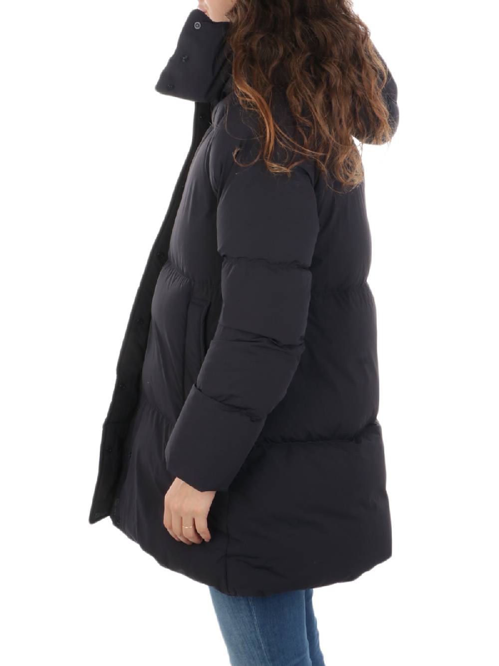 ASPESI Cappotto Donna Telly in Nylon Stretch