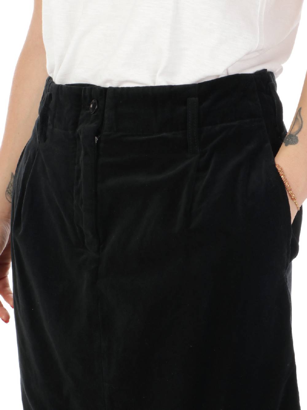 ASPESI Gonna In Velluto Liscio