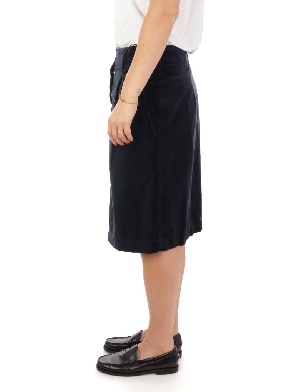 ASPESI Gonna in Velluto Liscio