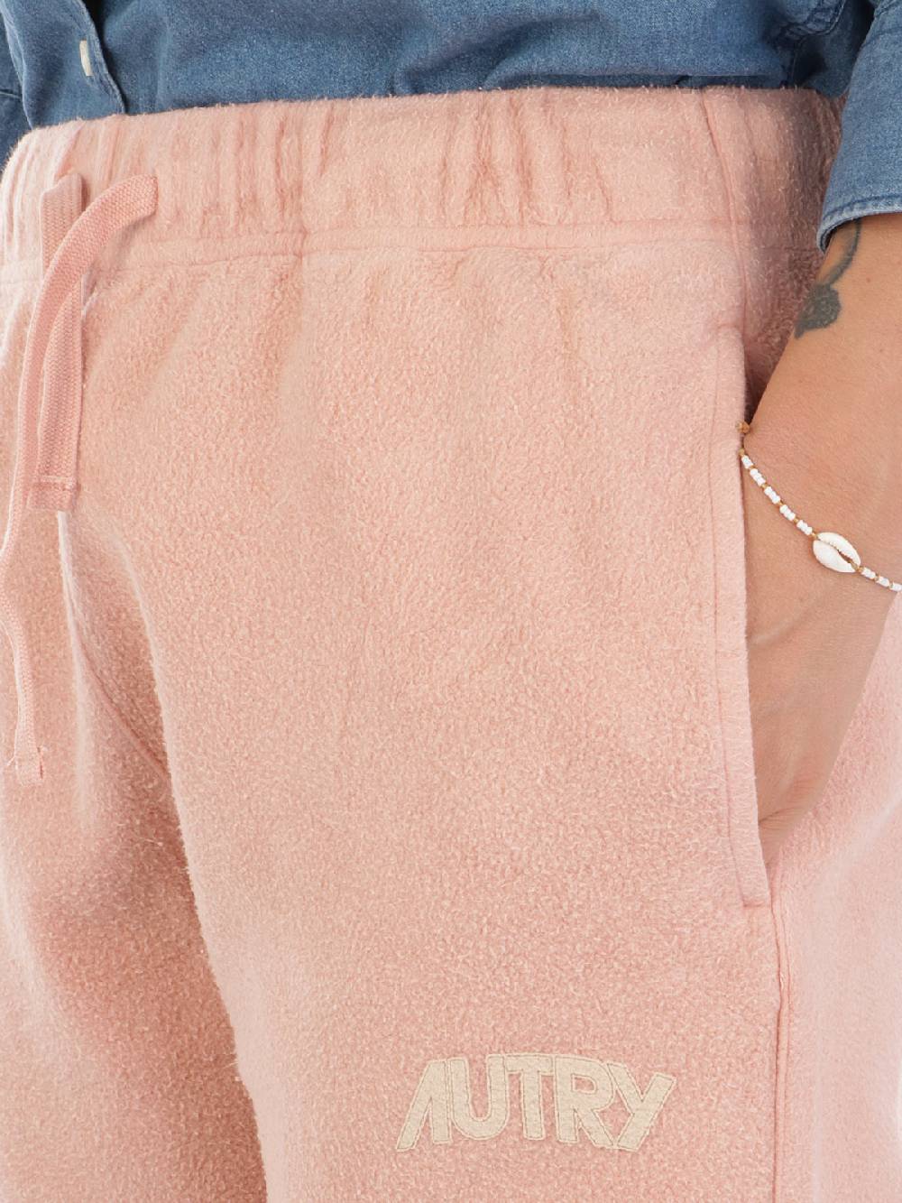 AUTRY Pantaloni In Pile Donna Amour