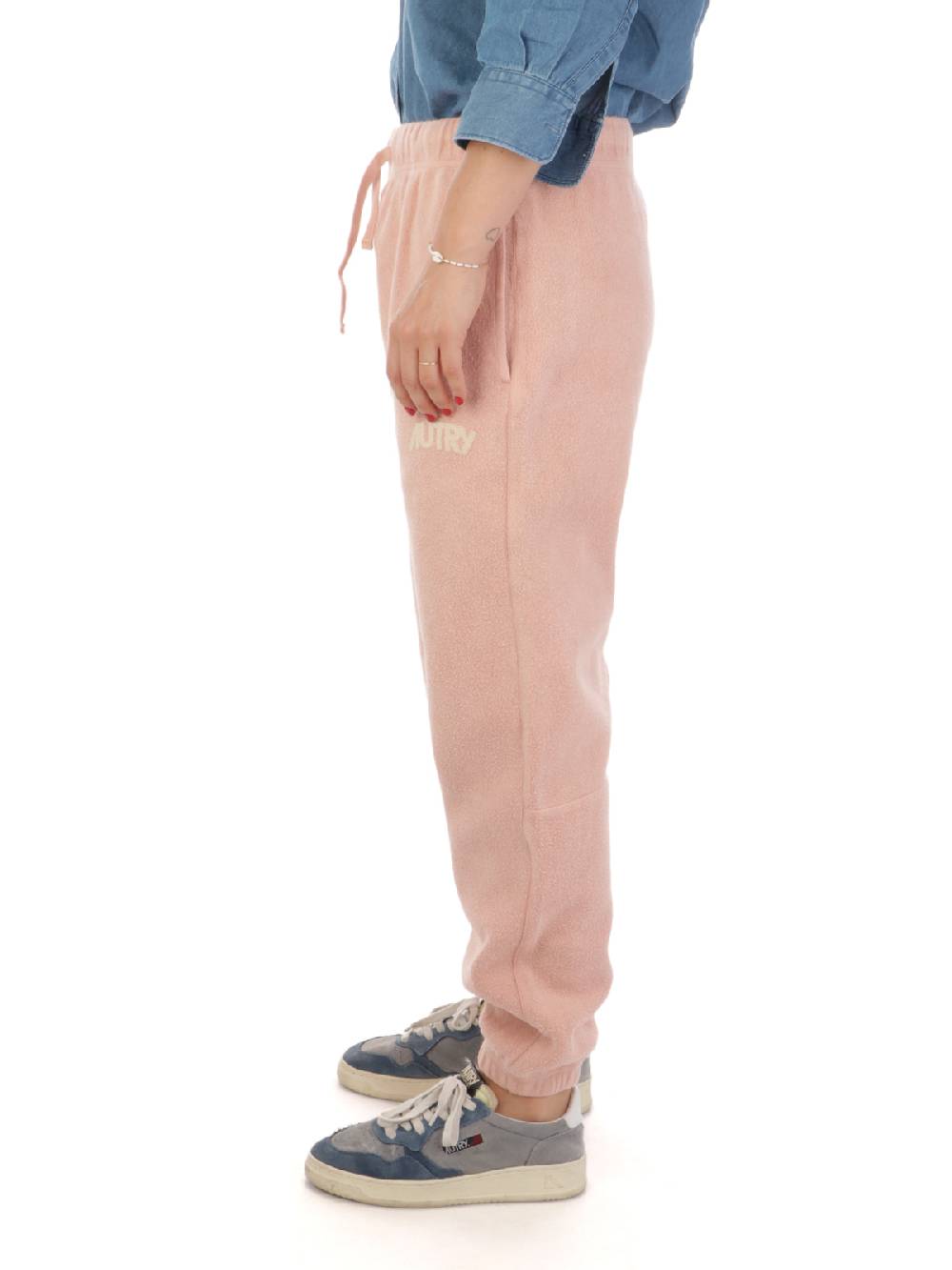 AUTRY Pantaloni in Pile Donna Amour