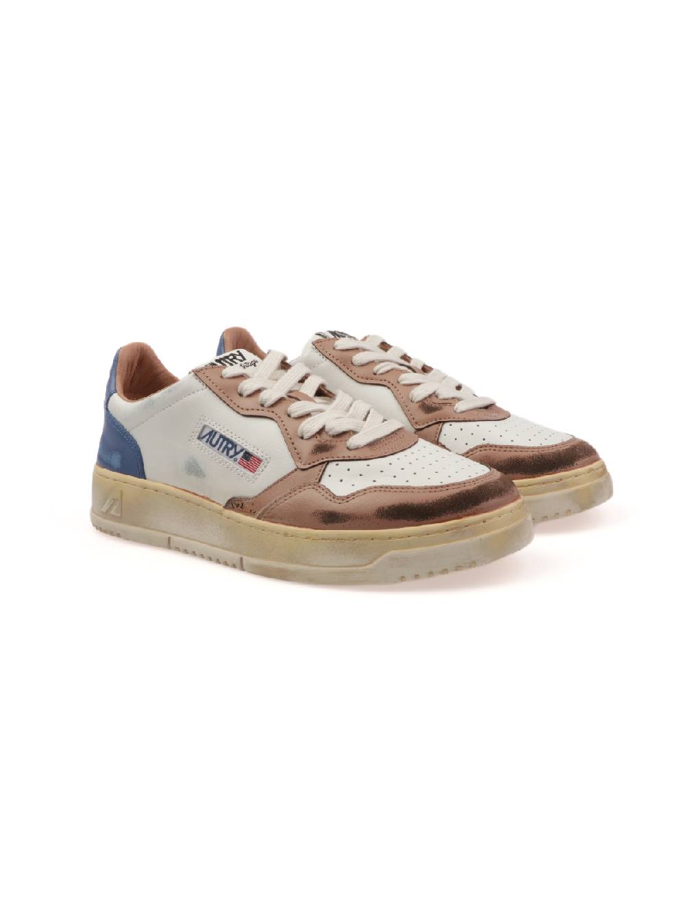 AUTRY Sneakers Uomo Super Vintage In Pelle