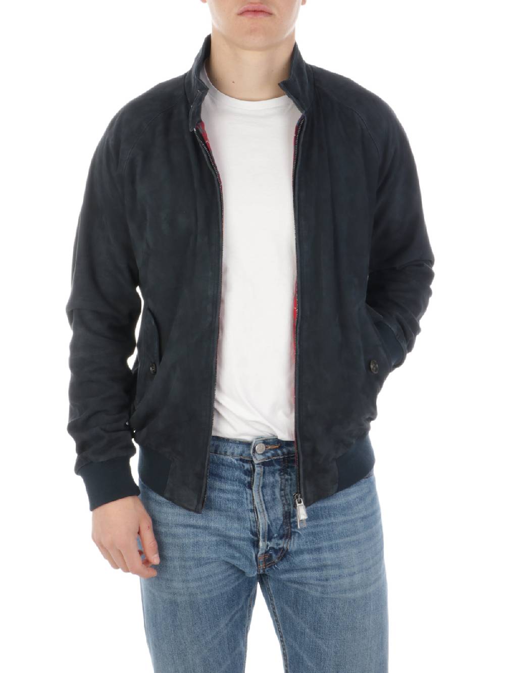 BARACUTA Giacca G9 In Pelle Scamosciata