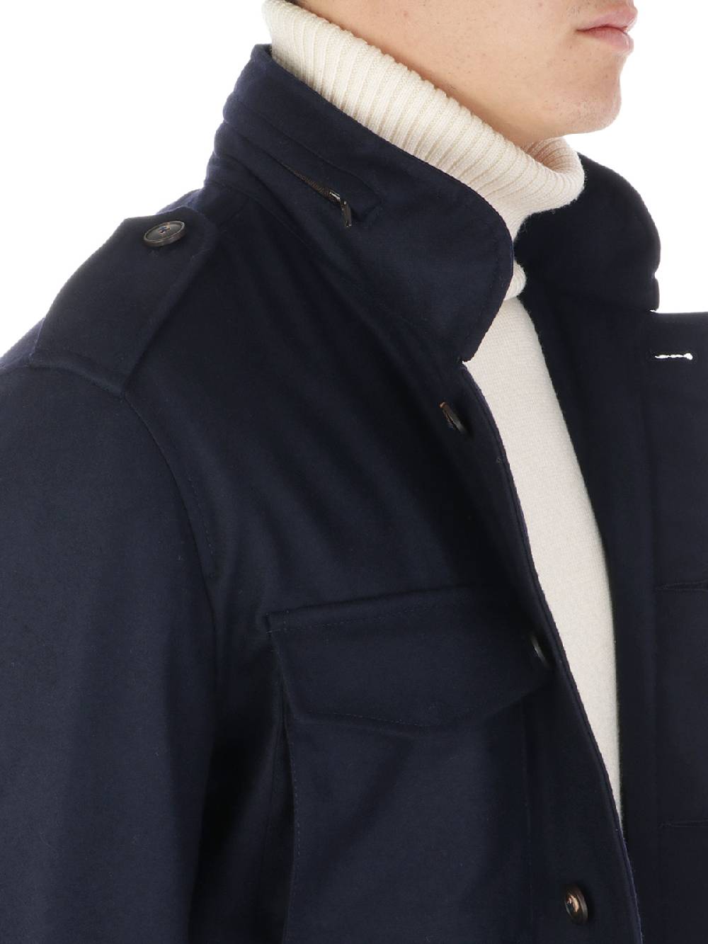 BARBA Field Jacket Uomo In Lana