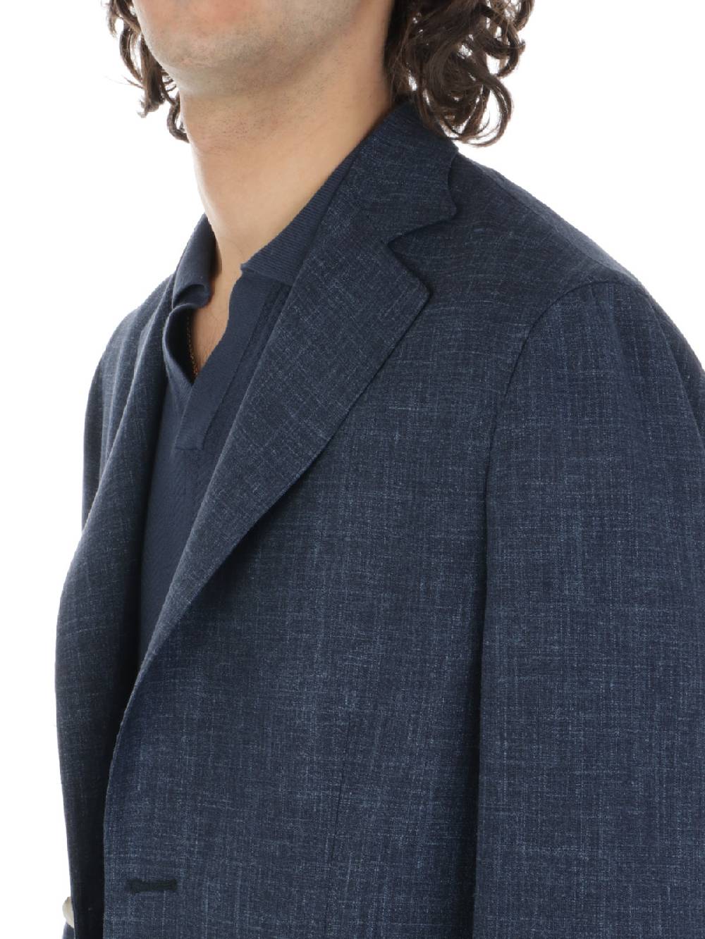 BARBA Giacca Uomo Easy In Lana E Seta