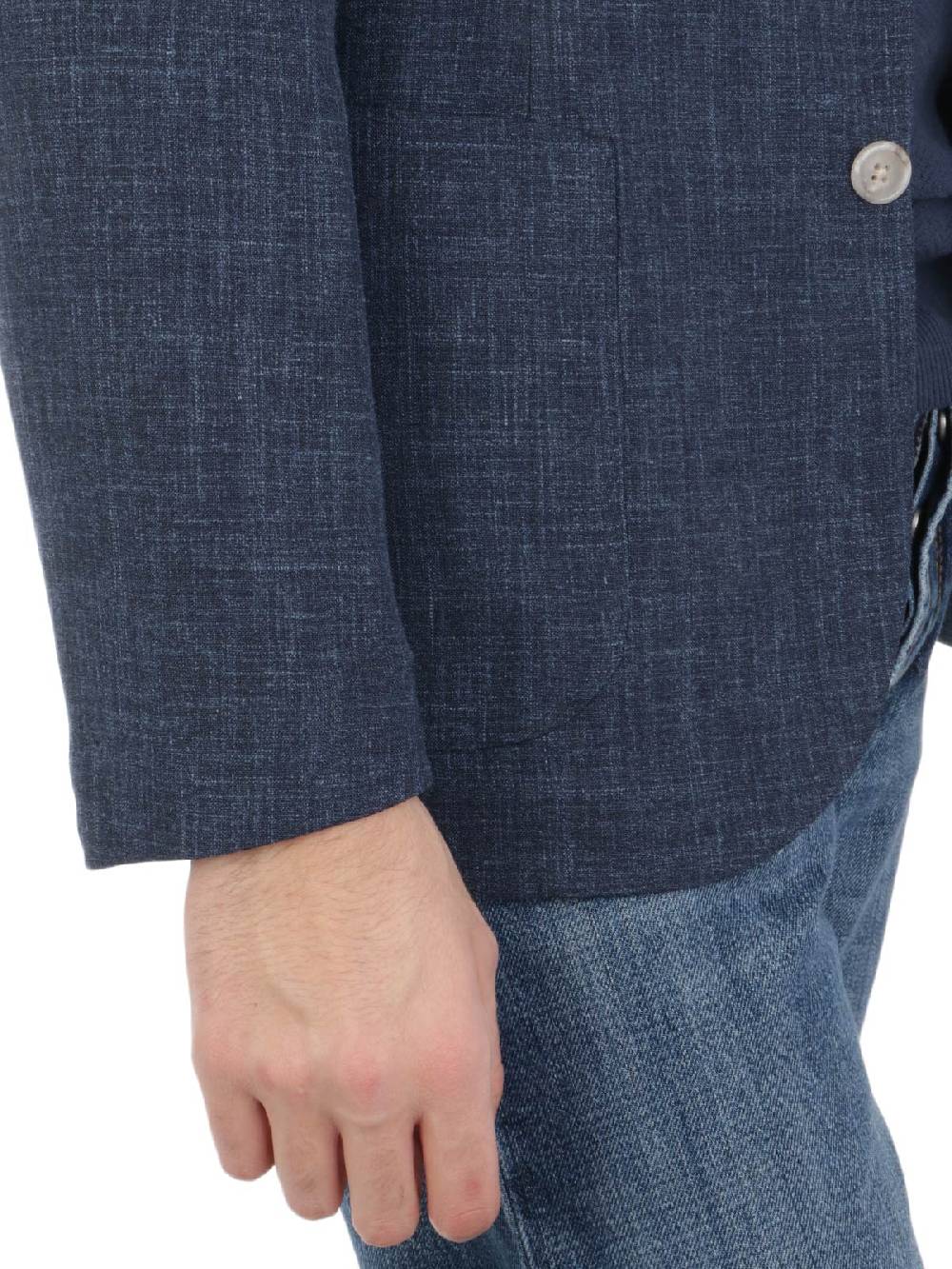 BARBA Giacca Uomo Easy In Lana E Seta