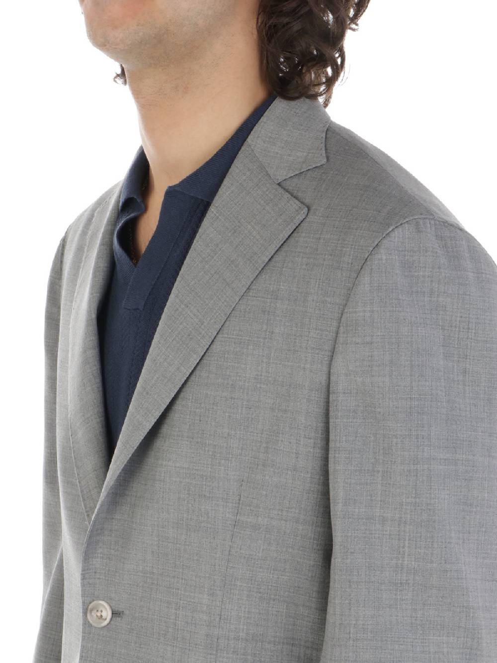 BARBA Giacca Uomo Easy In Lana Stretch