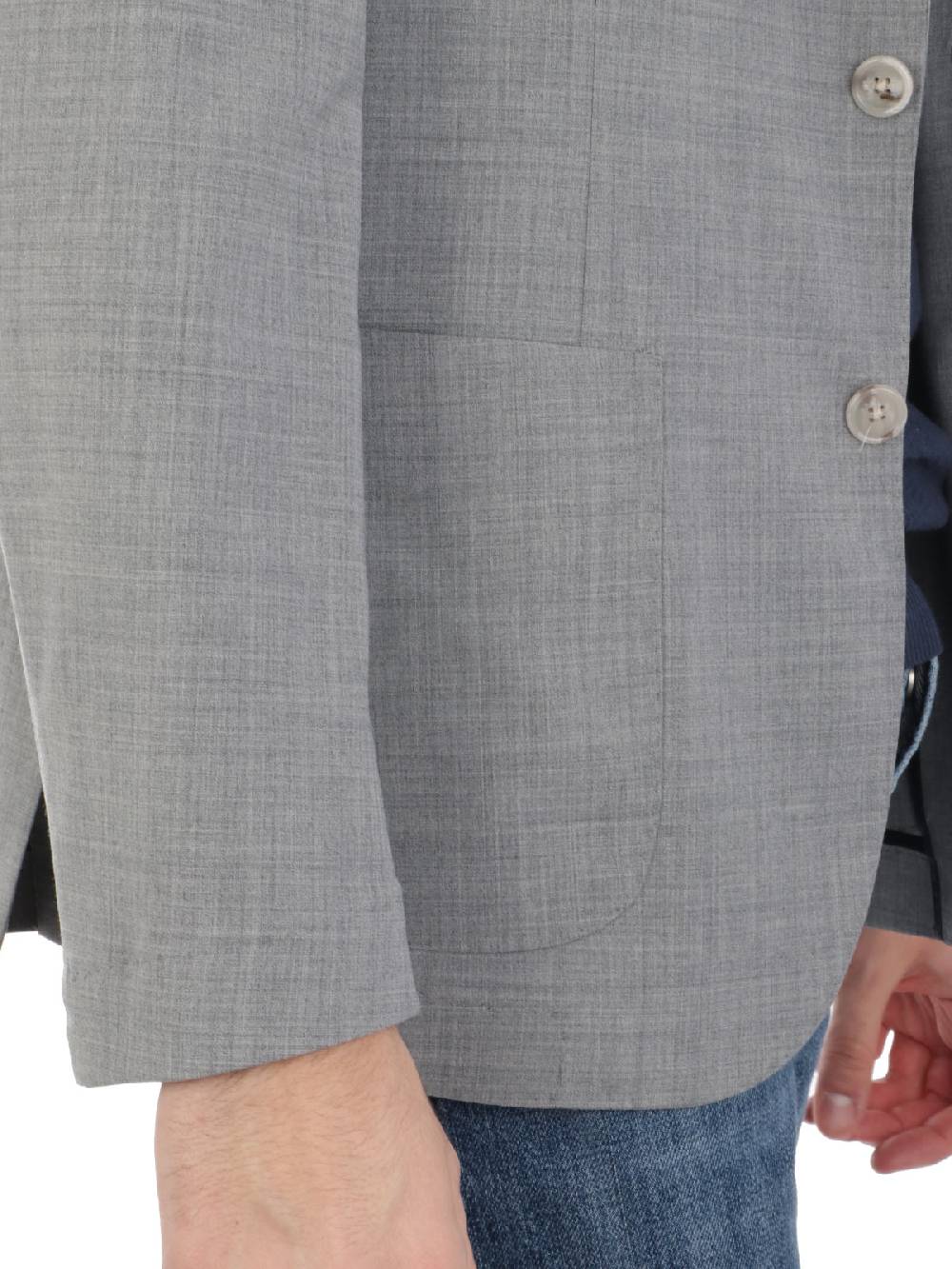 BARBA Giacca Uomo Easy In Lana Stretch