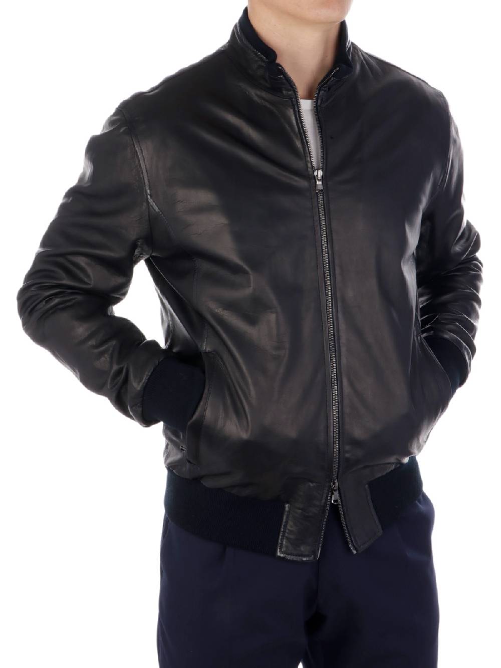 BARBA Giacca Uomo Fox In Pelle