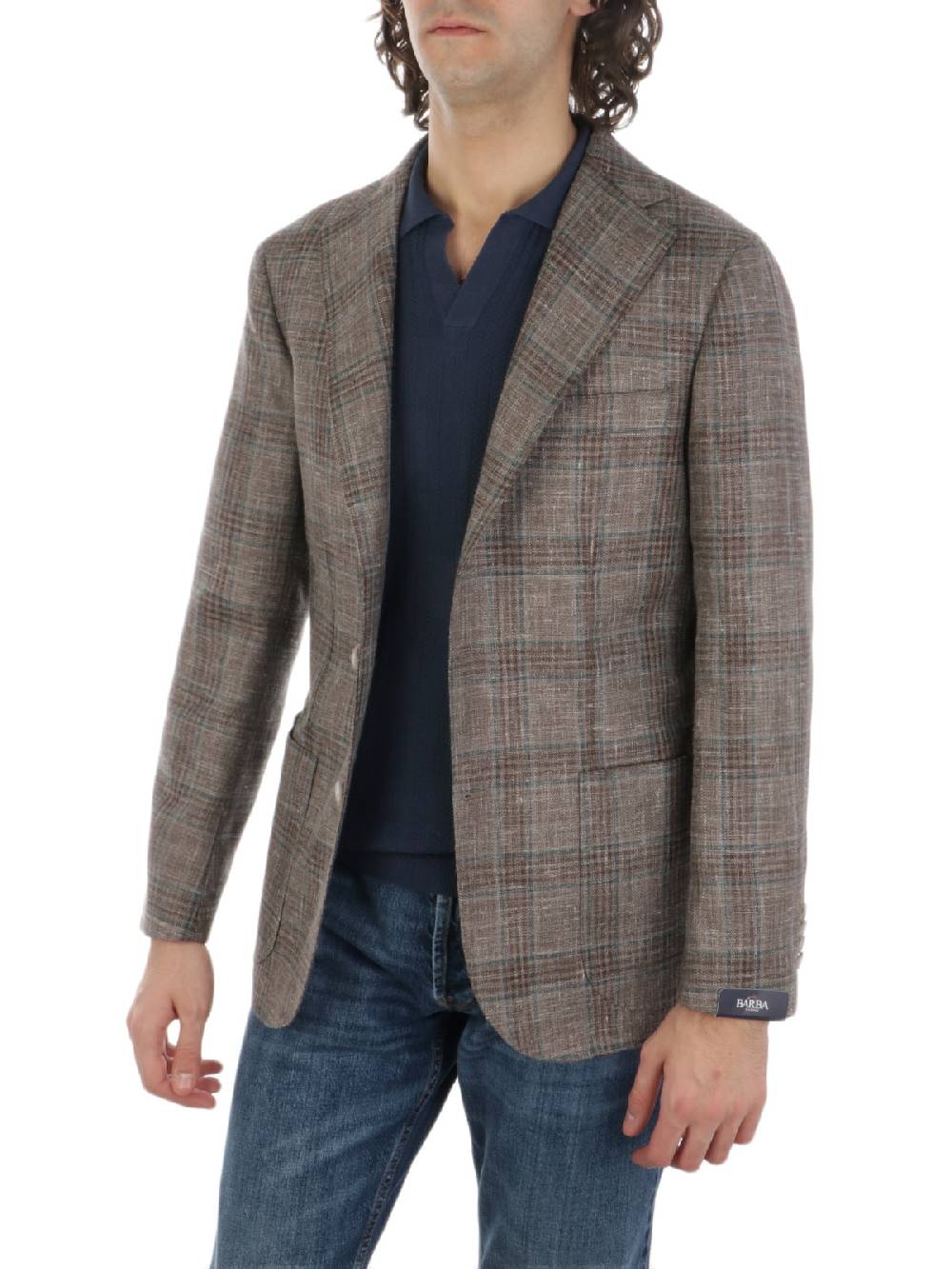 BARBA Giacca Uomo Jimmy In Lana E Seta