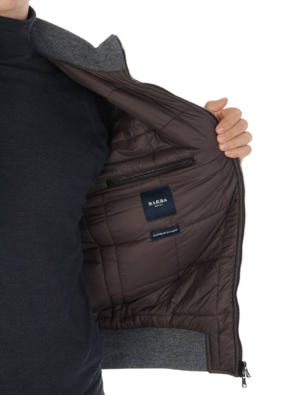 BARBA Giubbotto Uomo Fox In Pelle