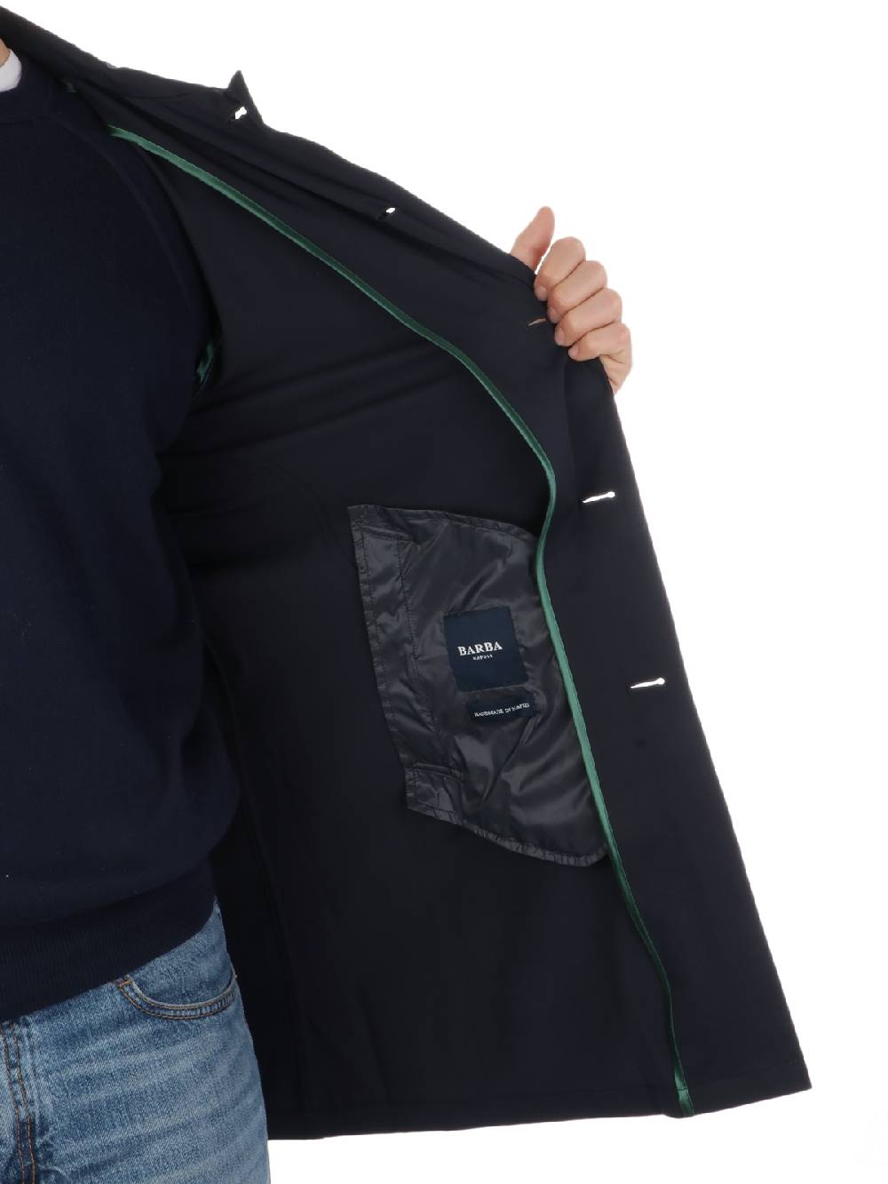 BARBA Spolverino Uomo Elasticizzato