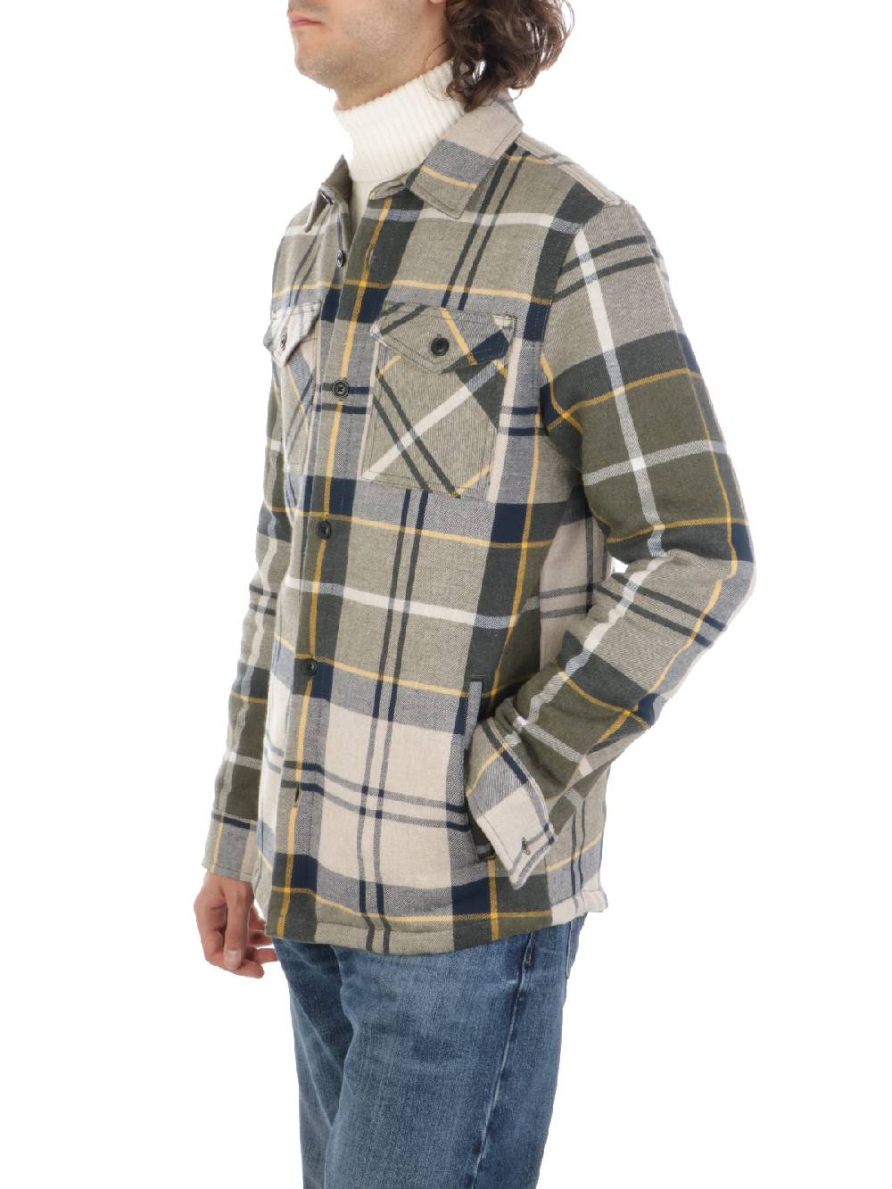 BARBOUR Overshirt Uomo Cannich In Cotone