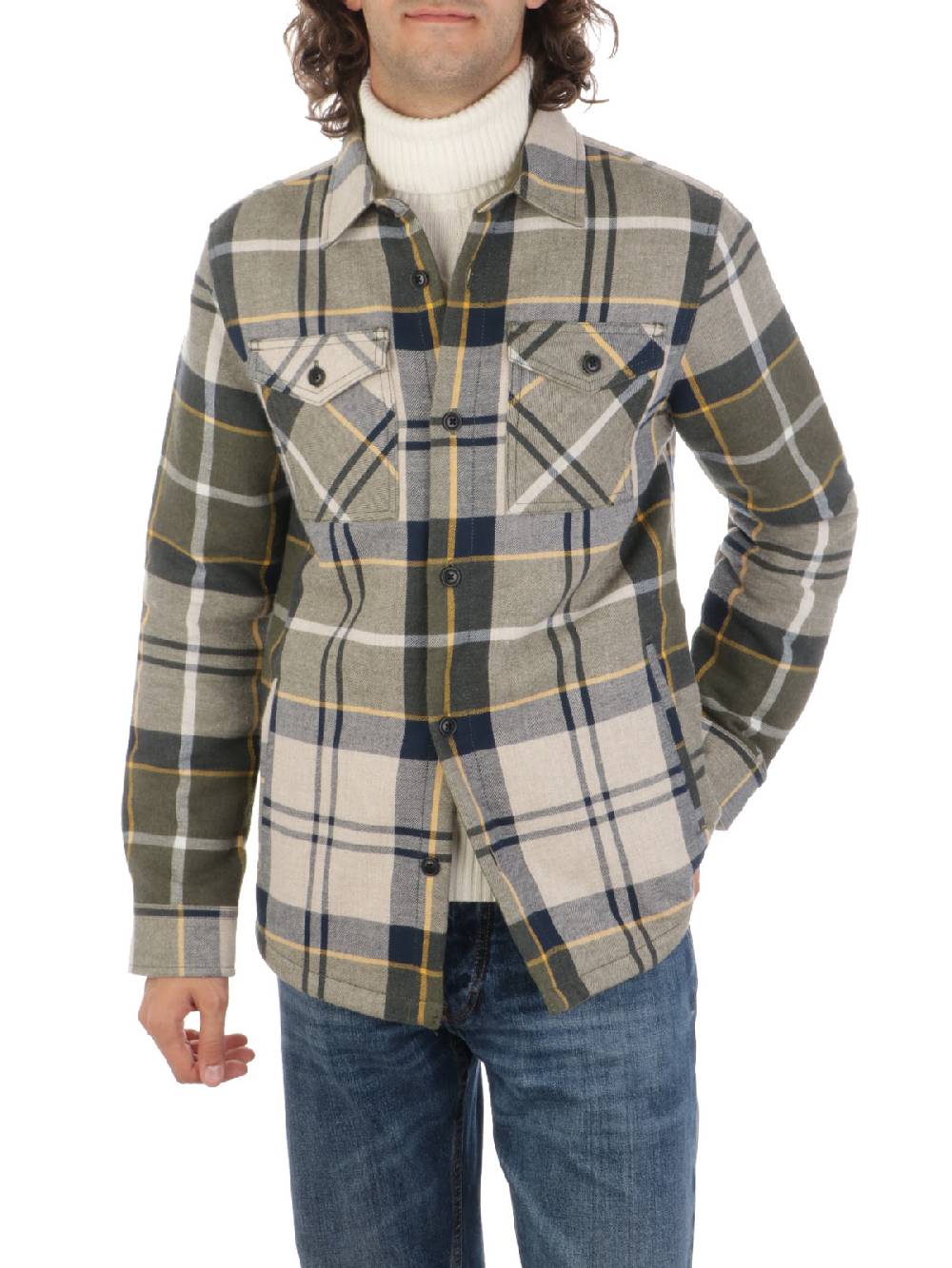BARBOUR Overshirt Uomo Cannich In Cotone