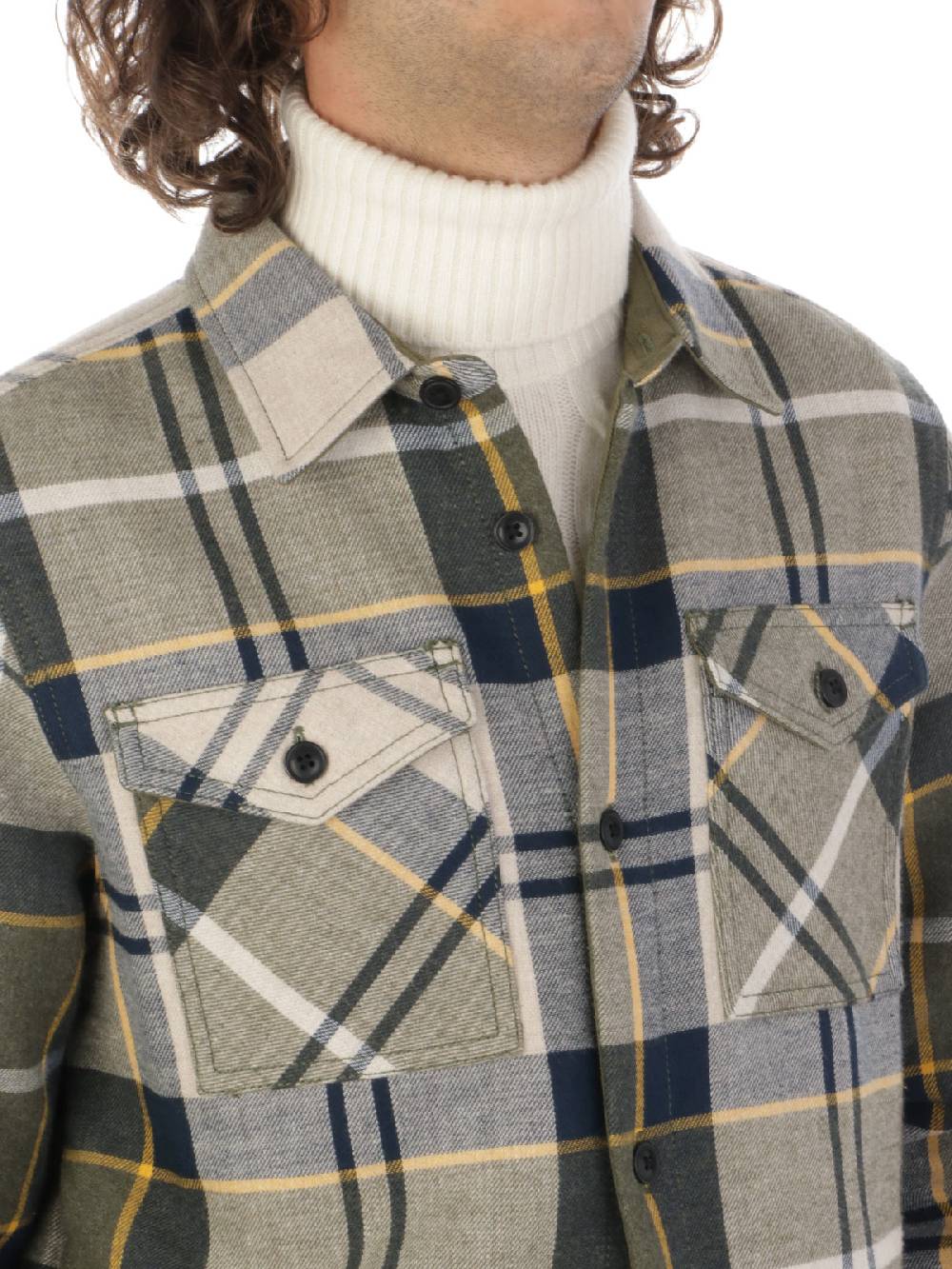 BARBOUR Overshirt Uomo Cannich In Cotone