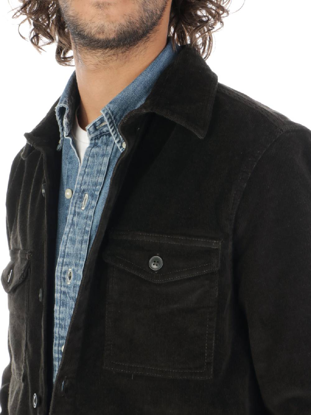 BARBOUR Overshirt Uomo Corduroy