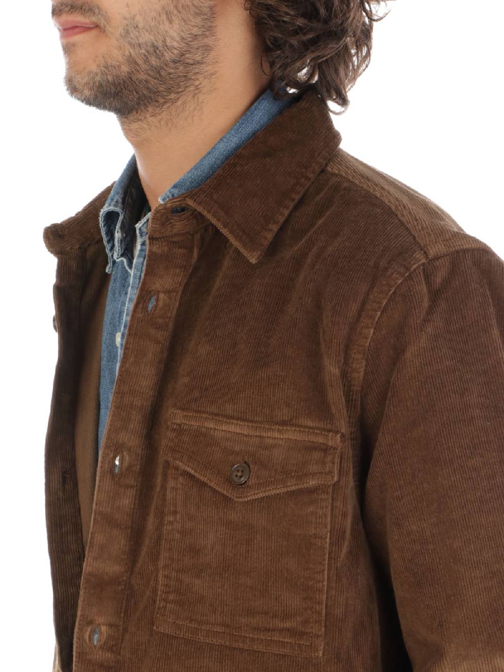 BARBOUR Overshirt Uomo Corduroy