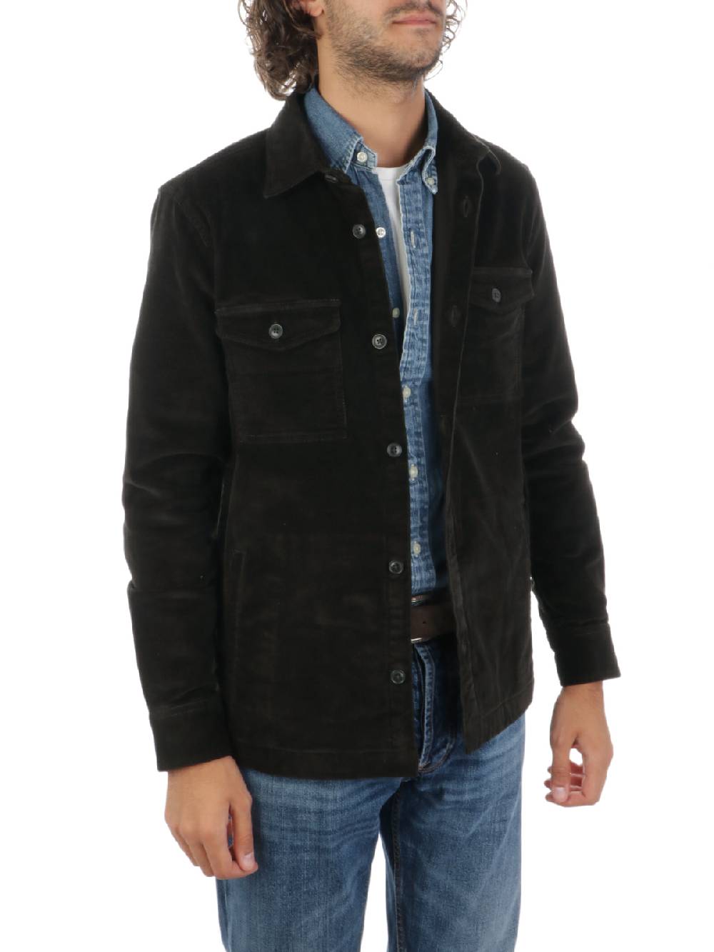 BARBOUR Overshirt Uomo Corduroy