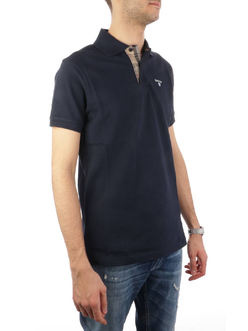 BARBOUR Polo Uomo in Cotone Piqué