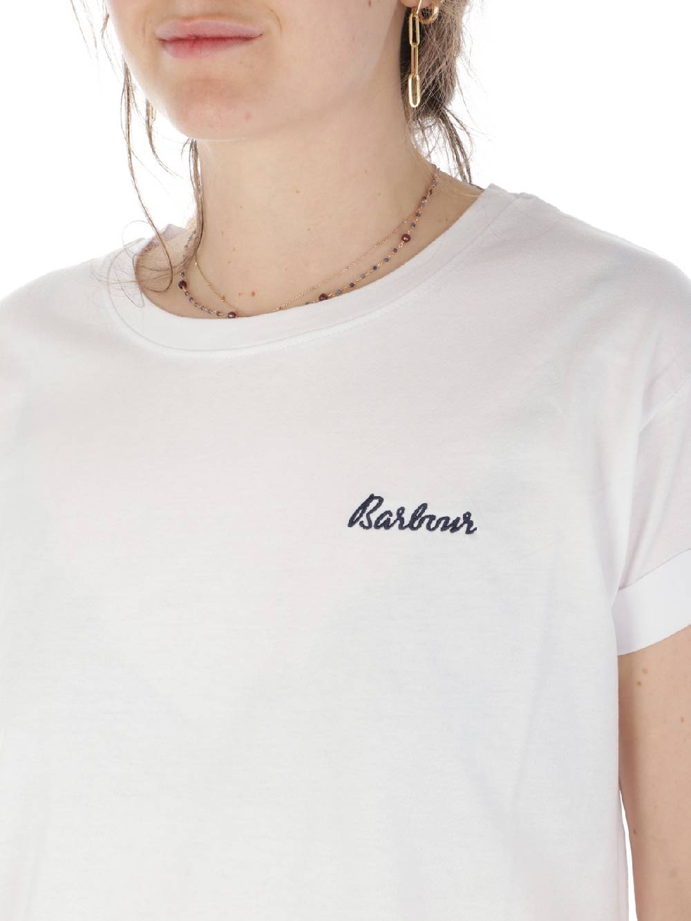 BARBOUR T-shirt Donna Kenmore In Cotone