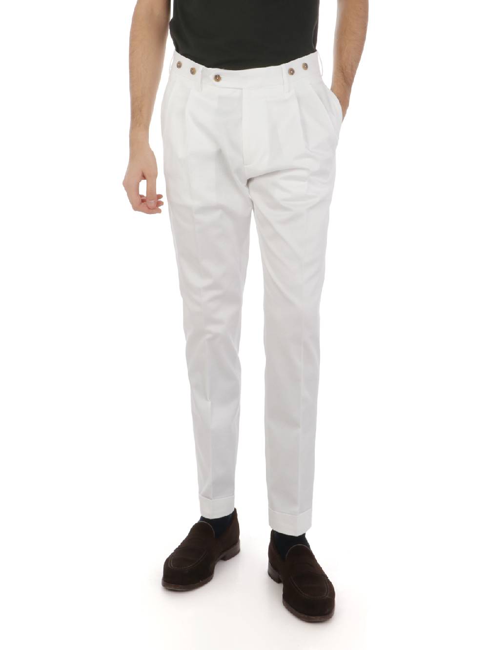 BERWICH Pantalone Uomo Barber in Twill