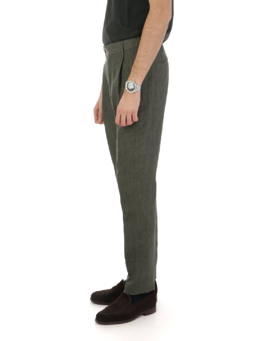 BERWICH Pantalone Uomo In Lino