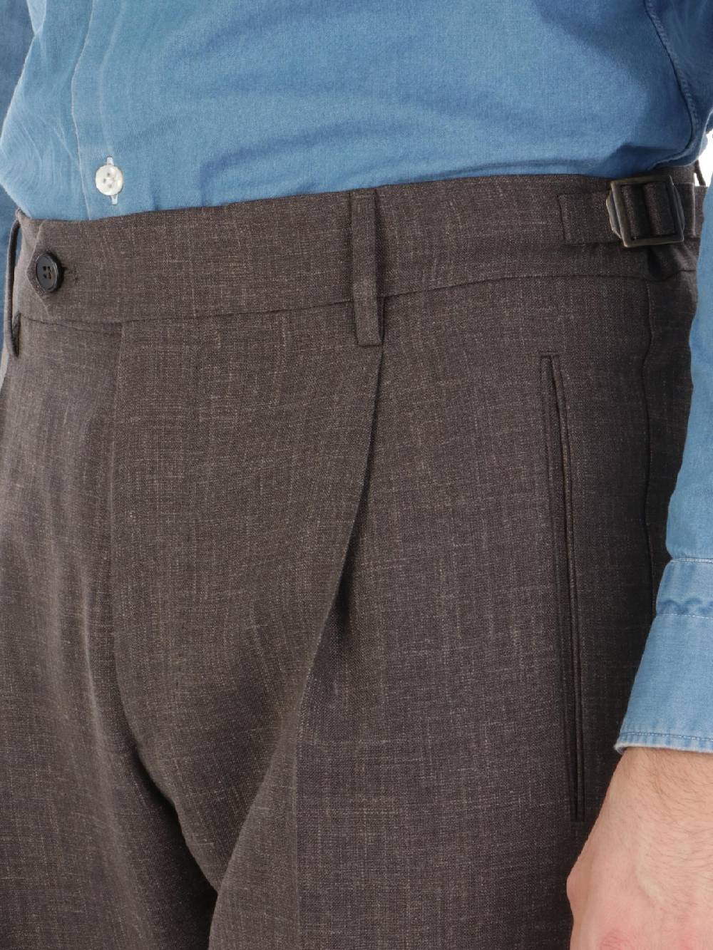 BERWICH Pantalone Uomo Vulcanoz Loro Piana