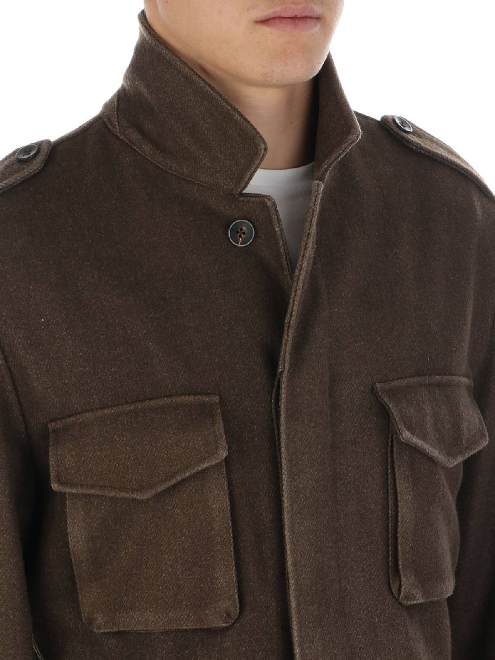 BOGLIOLI Field Jacket Uomo In Lana